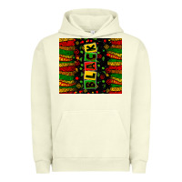 Pigment Pistachio black license letters Urban Hoodie - Zillion Design Studio