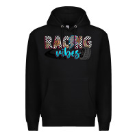 Black racing vibes Premium Hoodie - Zillion Design Studio