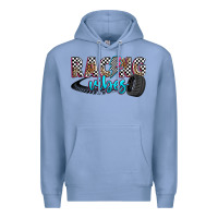 Colony Blue racing vibes Premium Hoodie - Zillion Design Studio