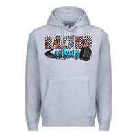 Heather Grey racing vibes Premium Hoodie - Zillion Design Studio