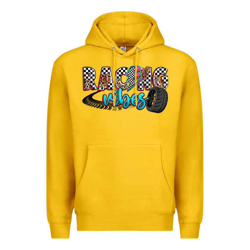 Racing Vibes Premium Hoodie by Zillion Design Studio | Teevron