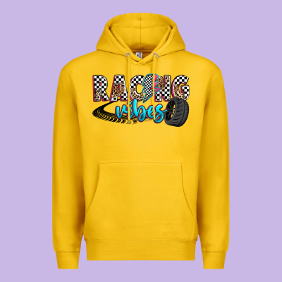 Racing Vibes Premium Hoodie Designed By Zillion Design Studio