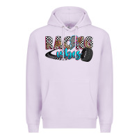 Lilac racing vibes Premium Hoodie - Zillion Design Studio