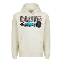 Oatmeal Heather racing vibes Premium Hoodie - Zillion Design Studio