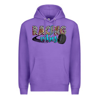 Purple racing vibes Premium Hoodie - Zillion Design Studio