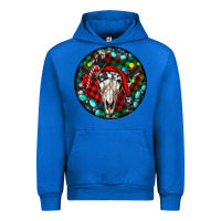 Cobalt Christmas skull Urban Hoodie - RanaPortraitStore