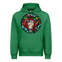 Emerald Christmas skull Urban Hoodie - RanaPortraitStore