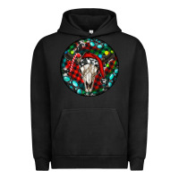 Pigment Black Christmas skull Urban Hoodie - RanaPortraitStore