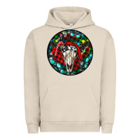 Pigment French Oak Christmas skull Urban Hoodie - RanaPortraitStore