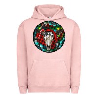 Pigment Salmon Christmas skull Urban Hoodie - RanaPortraitStore