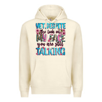 Sandshell yet,despite the look on my face you are still talk Premium Hoodie - Zillion Design Studio