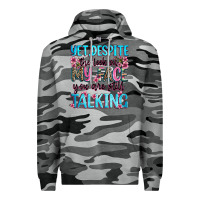 Slate Camo yet,despite the look on my face you are still talk Premium Hoodie - Zillion Design Studio