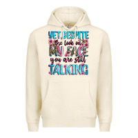 Tofu yet,despite the look on my face you are still talk Premium Hoodie - Zillion Design Studio