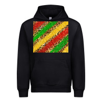 Black african colors leopard Urban Hoodie - Zillion Design Studio