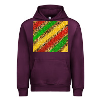 African Colors Leopard Urban Hoodie | Teevron