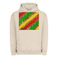 Pigment French Oak african colors leopard Urban Hoodie - Zillion Design Studio