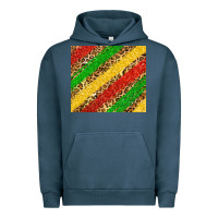 Pigment Midnight Navy african colors leopard Urban Hoodie - Zillion Design Studio