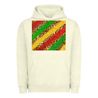Pigment Pistachio african colors leopard Urban Hoodie - Zillion Design Studio