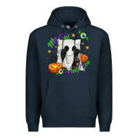 Navy My Cat Is My Boo Premium Hoodie - texasbilliewilder