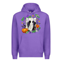 Purple My Cat Is My Boo Premium Hoodie - texasbilliewilder