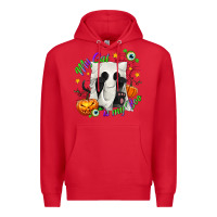 Red My Cat Is My Boo Premium Hoodie - texasbilliewilder