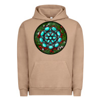 Pigment Burro Christmas Round Turquoise Gemstone Urban Hoodie - RanaPortraitStore