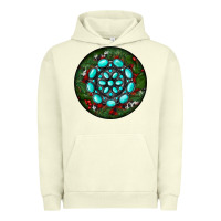 Pigment Pistachio Christmas Round Turquoise Gemstone Urban Hoodie - RanaPortraitStore