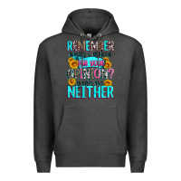 Charcoal Heather remember when i asked for your opinion Premium Hoodie - Zillion Design Studio