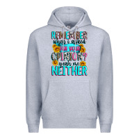 Heather Grey remember when i asked for your opinion Premium Hoodie - Zillion Design Studio