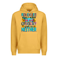 Mustard remember when i asked for your opinion Premium Hoodie - Zillion Design Studio