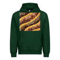 Forest Green melanin leopard glitter Urban Hoodie - Zillion Design Studio