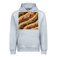 Heather Grey melanin leopard glitter Urban Hoodie - Zillion Design Studio
