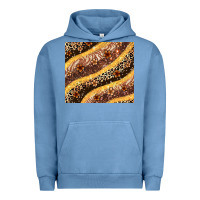Pigment Pebble Blue melanin leopard glitter Urban Hoodie - Zillion Design Studio