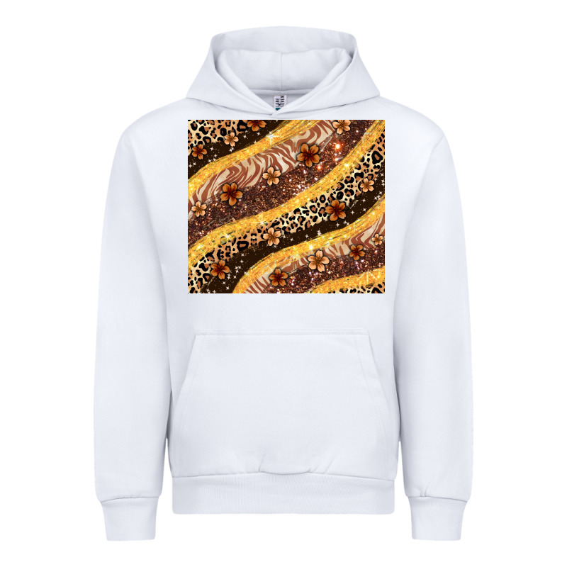 Melanin Leopard Glitter Urban Hoodie by Zillion Design Studio | Teevron