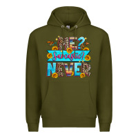 Army Green me sarcastic never Premium Hoodie - Zillion Design Studio