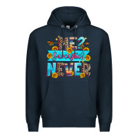Navy me sarcastic never Premium Hoodie - Zillion Design Studio