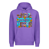 Purple me sarcastic never Premium Hoodie - Zillion Design Studio