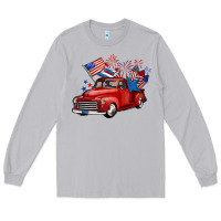 Moon Dust american truck 4th of july Long Sleeve Tee - BarkalooDesign