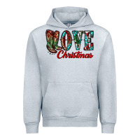 Heather Grey christmas love boots Urban Hoodie - RanaPortraitStore