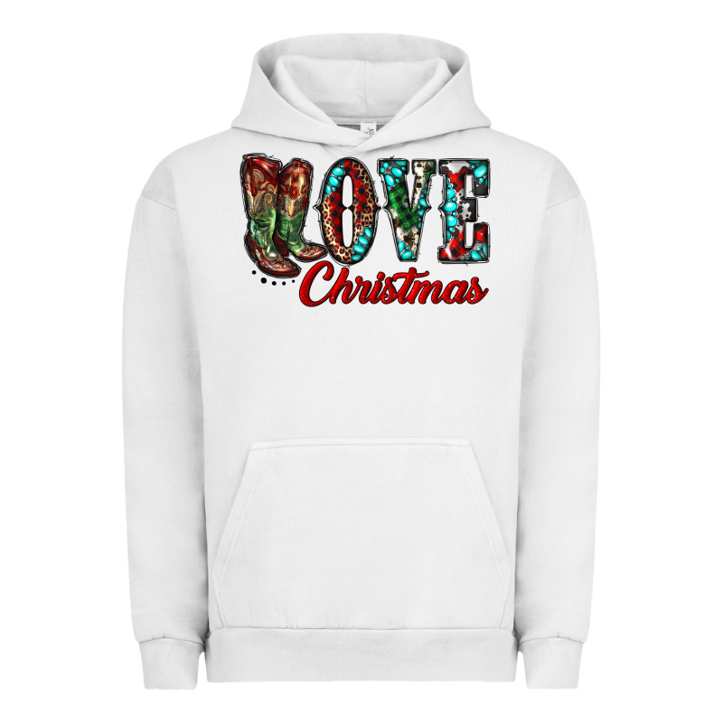 Christmas Love Boots Urban Hoodie by RanaPortraitStore | Teevron