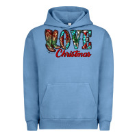 Pigment Pebble Blue christmas love boots Urban Hoodie - RanaPortraitStore