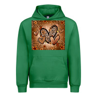 Emerald melanin hearts Urban Hoodie - Zillion Design Studio