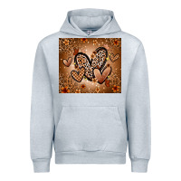 Heather Grey melanin hearts Urban Hoodie - Zillion Design Studio