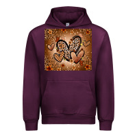 Mauve Wine melanin hearts Urban Hoodie - Zillion Design Studio