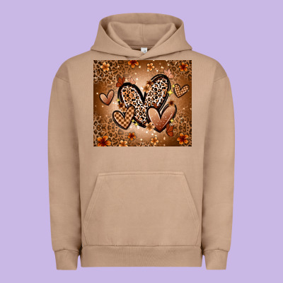 Melanin Hearts Urban Hoodie Designed By Zillion Design Studio