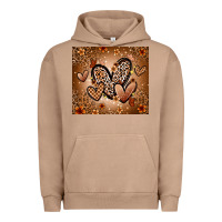 Pigment Burro melanin hearts Urban Hoodie - Zillion Design Studio