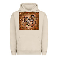 Pigment French Oak melanin hearts Urban Hoodie - Zillion Design Studio