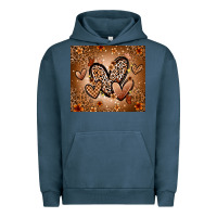 Pigment Midnight Navy melanin hearts Urban Hoodie - Zillion Design Studio