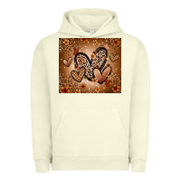 Pigment Pistachio melanin hearts Urban Hoodie - Zillion Design Studio