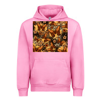 Fuchsia Pink melanin butterfly Urban Hoodie - Zillion Design Studio